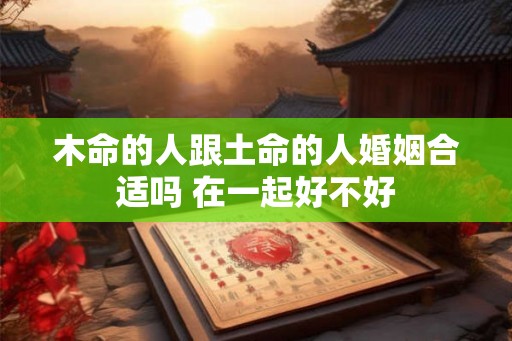 木命的人跟土命的人婚姻合适吗 在一起好不好