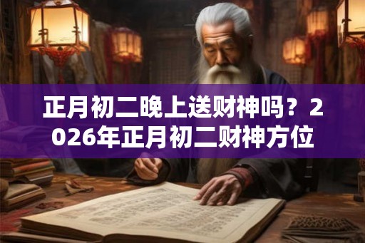 正月初二晚上送财神吗？2026年正月初二财神方位