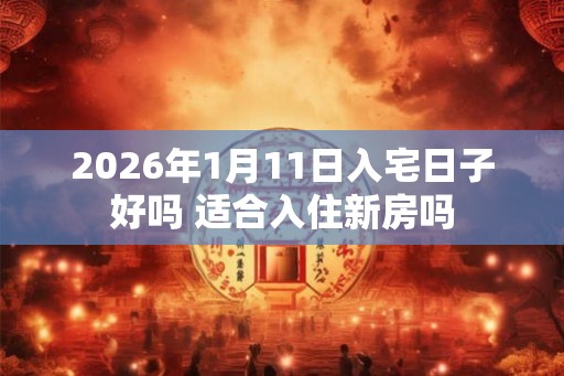 2026年1月11日入宅日子好吗 适合入住新房吗 2026年1月11日入宅日子好吗 适合入住新房吗