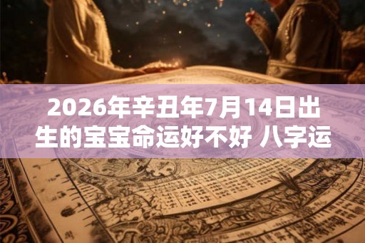 2026年辛丑年7月14日出生的宝宝命运好不好 八字运势详解