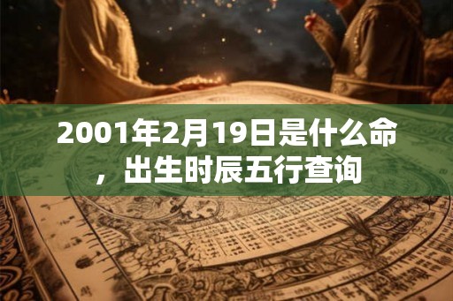 2001年2月19日是什么命,出生时辰五行查询 2001年2月19日是什么命,出生时辰五行查询