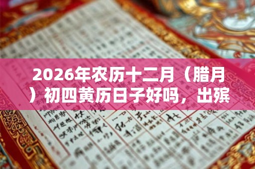 2026年农历十二月（腊月）初四黄历日子好吗，出殡行吗？