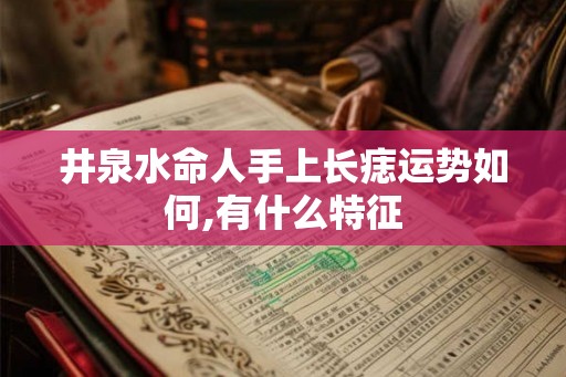 井泉水命人手上长痣运势如何,有什么特征