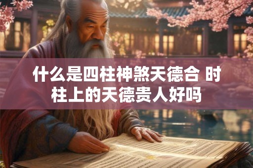 什么是四柱神煞天德合 时柱上的天德贵人好吗