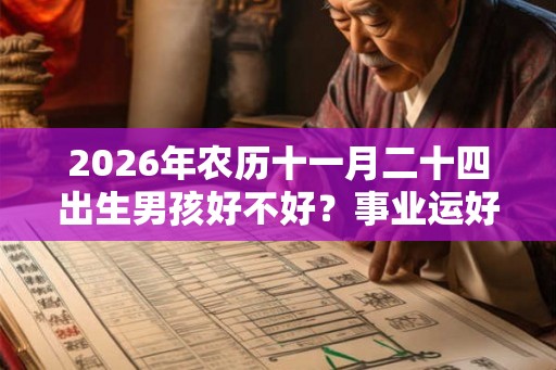 2026年农历十一月二十四出生男孩好不好？事业运好吗？