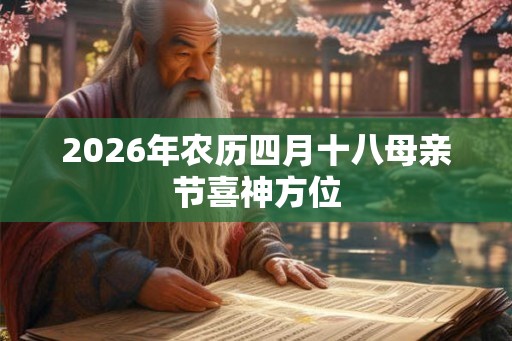 2026年农历四月十八母亲节喜神方位