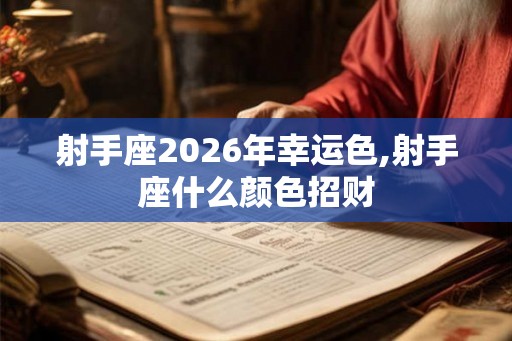 射手座2026年幸运色,射手座什么颜色招财