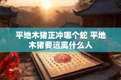 平地木猪正冲哪个蛇 平地木猪要远离什么人