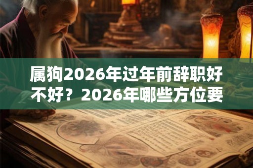 属狗2026年过年前辞职好不好？2026年哪些方位要开运？