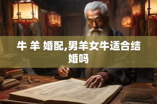 牛 羊 婚配,男羊女牛适合结婚吗 牛 羊 婚配,男羊女牛适合结婚吗