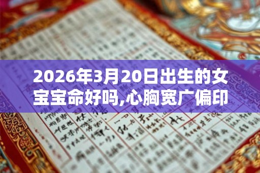 2026年3月20日出生的女宝宝命好吗,心胸宽广偏印命局 2026年3月20日出生的女宝宝命好吗,心胸宽广偏印命局