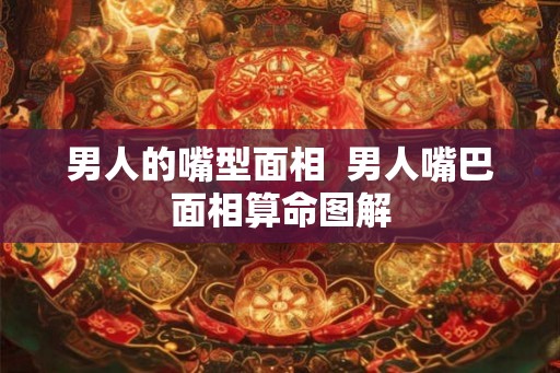 男人的嘴型面相  男人嘴巴面相算命图解