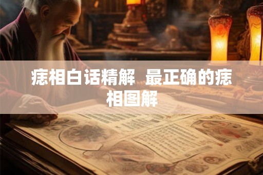 痣相白话精解  最正确的痣相图解