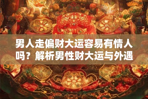 男人走偏财大运容易有情人吗？解析男性财大运与外遇的关系