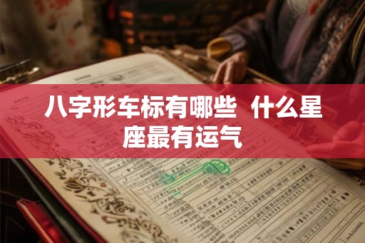 八字形车标有哪些  什么星座最有运气