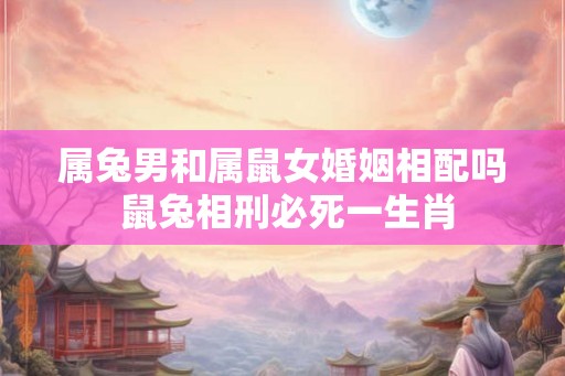 属兔男和属鼠女婚姻相配吗 鼠兔相刑必死一生肖