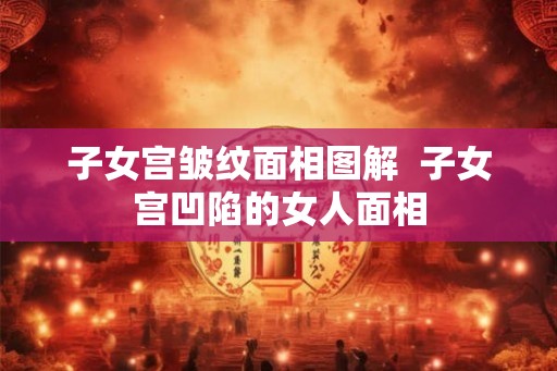 子女宫皱纹面相图解  子女宫凹陷的女人面相