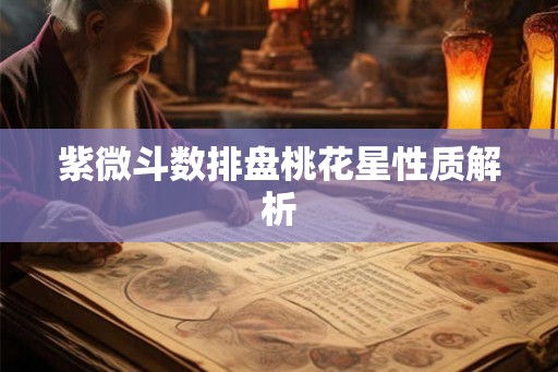 紫微斗数排盘桃花星性质解析