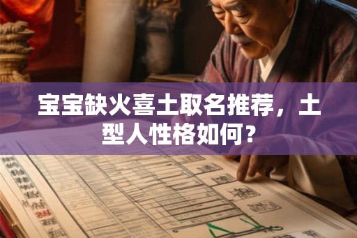 宝宝缺火喜土取名推荐,土型人性格如何? 宝宝缺火喜土取名推荐,土型人性格如何?