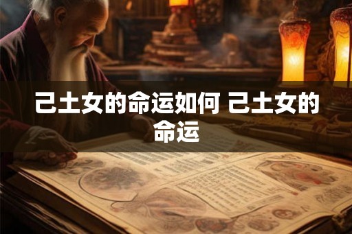 己土女的命运如何 己土女的命运