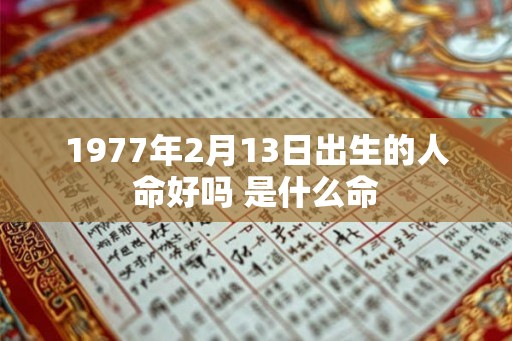 1977年2月13日出生的人命好吗 是什么命
