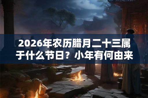 2026年农历腊月二十三属于什么节日？小年有何由来？