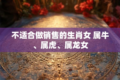 不适合做销售的生肖女 属牛、属虎、属龙女