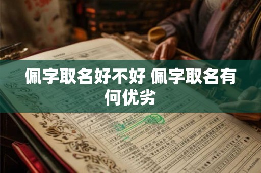 佩字取名好不好 佩字取名有何优劣