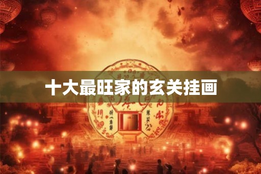 十大最旺家的玄关挂画