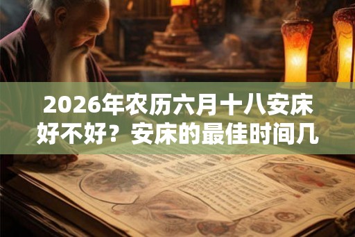 2026年农历六月十八安床好不好？安床的最佳时间几点？
