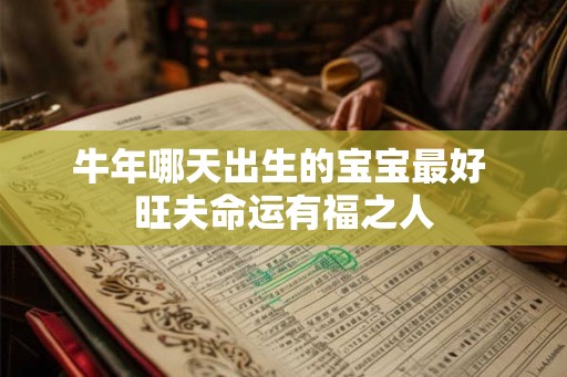 牛年哪天出生的宝宝最好 旺夫命运有福之人