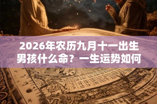 2026年农历九月十一出生男孩什么命?一生运势如何? 2026年农历九月十一出生男孩什么命?一生运势如何?