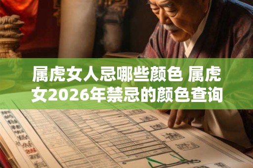属虎女人忌哪些颜色 属虎女2026年禁忌的颜色查询