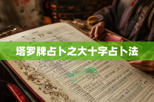 塔罗牌占卜之大十字占卜法