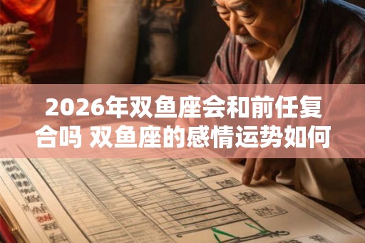 2026年双鱼座会和前任复合吗 双鱼座的感情运势如何