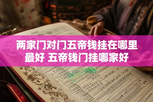 两家门对门五帝钱挂在哪里最好 五帝钱门挂哪家好
