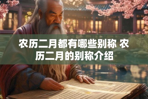 农历二月都有哪些别称 农历二月的别称介绍
