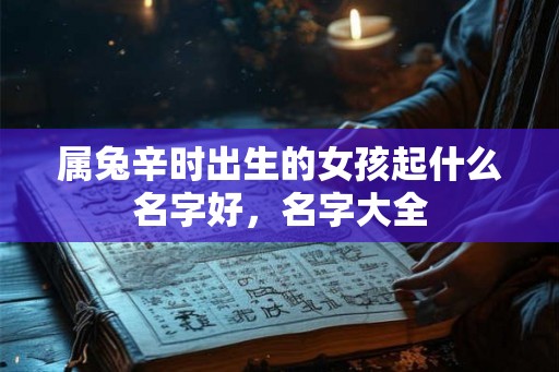 属兔辛时出生的女孩起什么名字好，名字大全