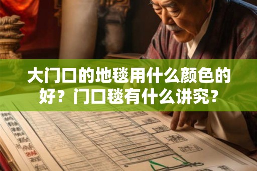 大门口的地毯用什么颜色的好?门口毯有什么讲究? 大门口的地毯用什么颜色的好?门口毯有什么讲究?
