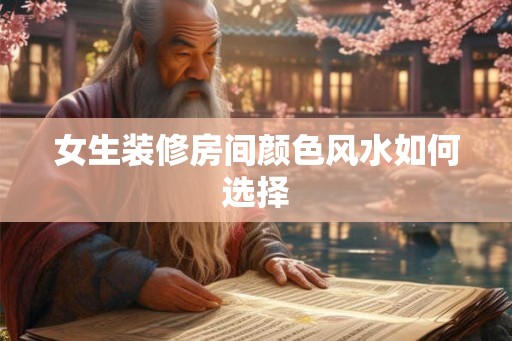 女生装修房间颜色风水如何选择