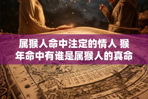 属猴人命中注定的情人 猴年命中有谁是属猴人的真命情人