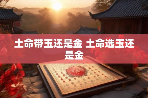 土命带玉还是金 土命选玉还是金