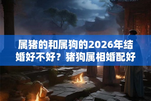 属猪的和属狗的2026年结婚好不好？猪狗属相婚配好不好？