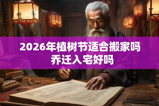 2026年植树节适合搬家吗  乔迁入宅好吗