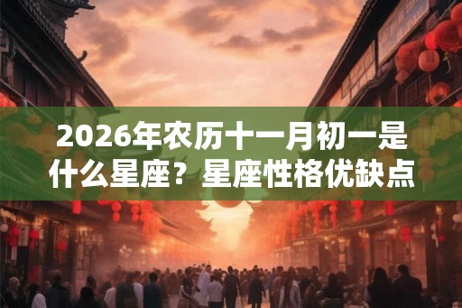2026年农历十一月初一是什么星座？星座性格优缺点？