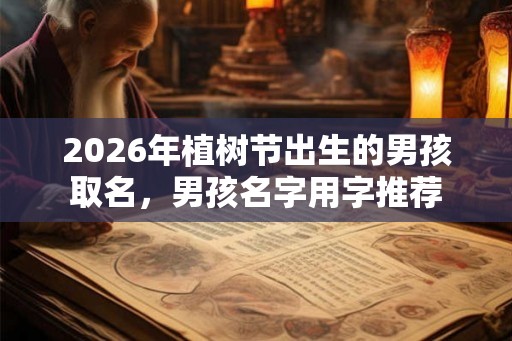 2026年植树节出生的男孩取名,男孩名字用字推荐 2026年植树节出生的男孩取名,男孩名字用字推荐
