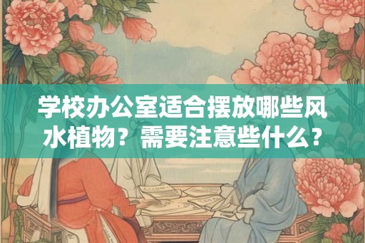 学校办公室适合摆放哪些风水植物？需要注意些什么？
