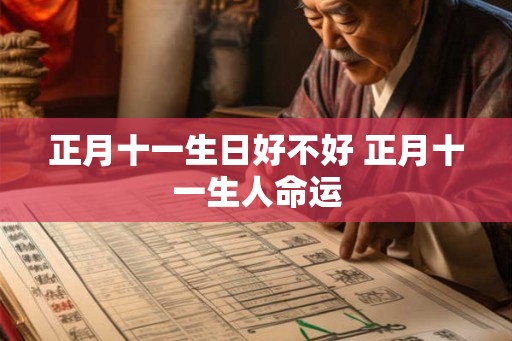 正月十一生日好不好 正月十一生人命运