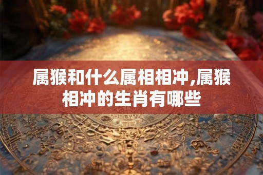 属猴和什么属相相冲,属猴相冲的生肖有哪些