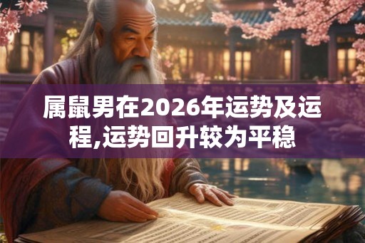 属鼠男在2026年运势及运程,运势回升较为平稳